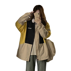 户外登山服冲锋衣夹克潮牌秋季新款情侣运动学院风外套C351-85，男装夹克，星座911-2(原星座613-2）