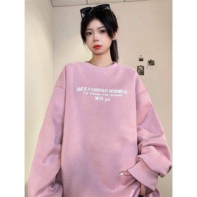 抖音供货、重磅显瘦卫衣秋圆领宽松D223A-DY-LPWY111-特p40,男装卫衣,电商019-1