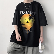 纯棉短袖t恤男大码半袖打底衫宽松体恤衫DX17266-P20大皂风，男装T恤，电商A040