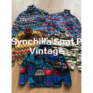 高品 印地安图腾花色古着双面抓绒套头摇粒绒卫衣男女 A1153-P95图片
