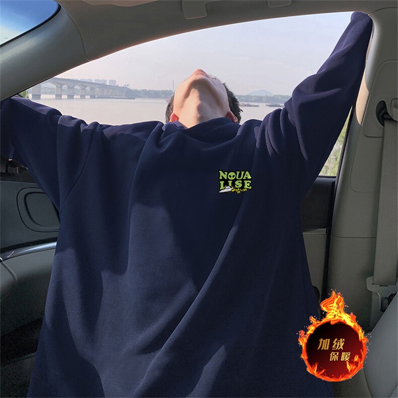 抖音得物供货可提供视频秋冬重磅美式宽松连帽卫衣WKD41,男装卫衣,电商A486