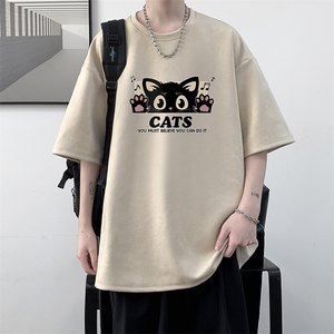 麂皮绒短袖t恤男大码半袖男 JD82389-P25图片