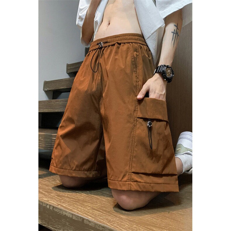 2025夏季新款冰丝大码工装休闲裤P30,男装休闲裤,电商B388