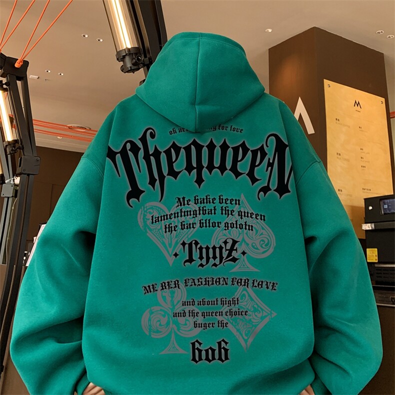 直播460克超厚潮牌重磅纯色连帽卫衣力推男XZ517A-2-WY8843-P68,男装卫衣,星座517A-2