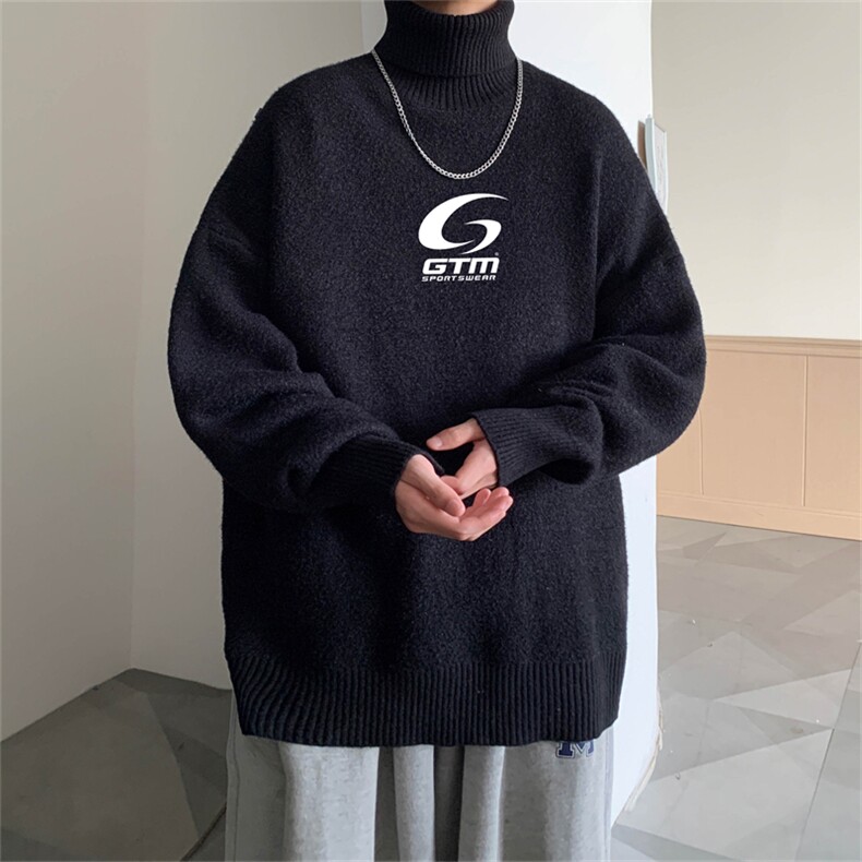 冬季高领毛衣男士加绒加厚翻领男毛线衣MG3366-P55限78加绒+10,男装针织衫/毛衣,电商B370
