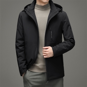 CSYR86030钱塘2020-2冬季厚款商务休闲中年男士有帽羽绒服P205图片