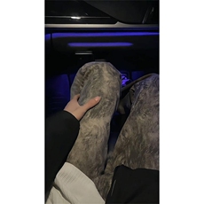 扎染设计感牛仔裤男款春cleanfit直筒裤复古做旧微喇裤WLK644-P42，男装牛仔裤，星座1008