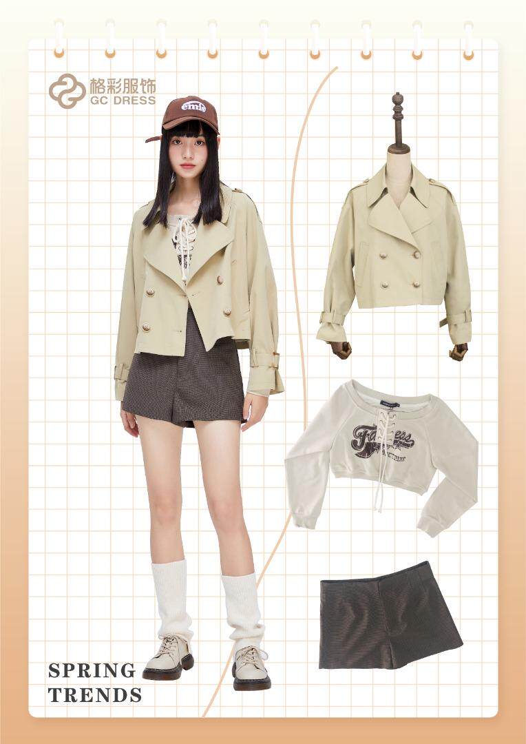 风衣外套，女装风衣，千浪依族