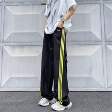 夏季新款加厚塔丝隆135克1比1工艺做法宽松阔腿休闲裤ZK3581-P48，男装休闲裤，星座313A(原308A-2)