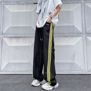 夏季新款加厚塔丝隆135克1比1工艺做法宽松阔腿休闲裤 ZK3581-P48图片