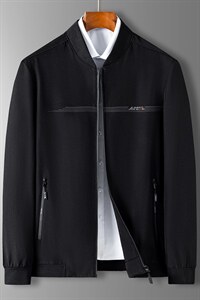 2023新款春季休闲时尚纯色立领棒球服中青年男士运动长袖男装外套,男装夹克,电商B212（原钱塘6029）