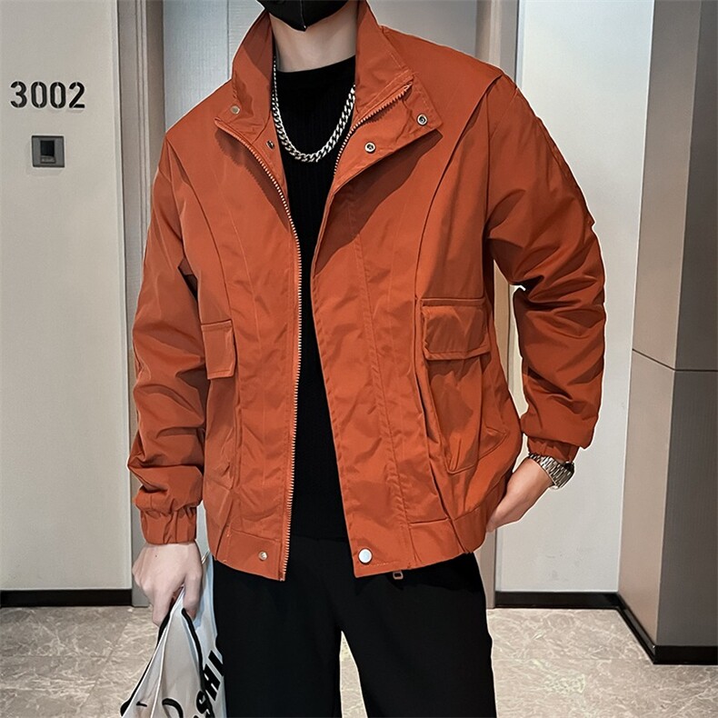 工装外套男新款潮流短款夹克衣服男士春秋款上衣,男装夹克,星座1013