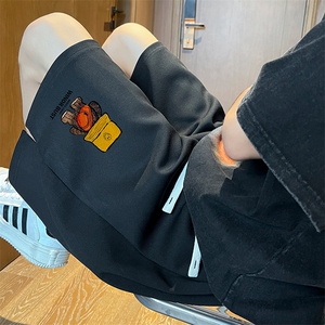 已注册新款菠萝格抖音直播得物宽松男中裤五分短裤K106P28控45图片