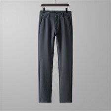 D-HK9666主推秋季男士商务弹力纯色休闲裤免烫透气修身长裤P130,男装休闲裤,电商B360