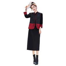 2026年春季新款女装时尚气质新中式套裙婚礼晚宴礼服，女装套装/套裙，关键词