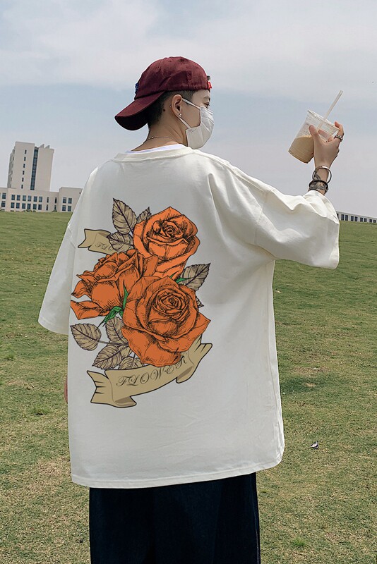 印花棉T280克直播供货220克重磅精品棉XZ301B-JB5116-P28,男装T恤,星座301B