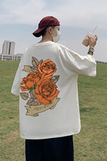 印花棉T280克直播供货220克重磅精品棉XZ301B-JB5116-P28，男装T恤，星座301B