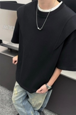 解构短袖T恤X7124-TP22不夏季美式高街设计感半袖体恤男，男装T恤，电商A102
