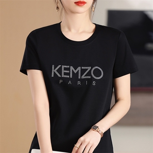 潮牌T恤女纯棉KEN/春夏大字母经典款男款t恤抖音情侣装短袖宽松ZO图片