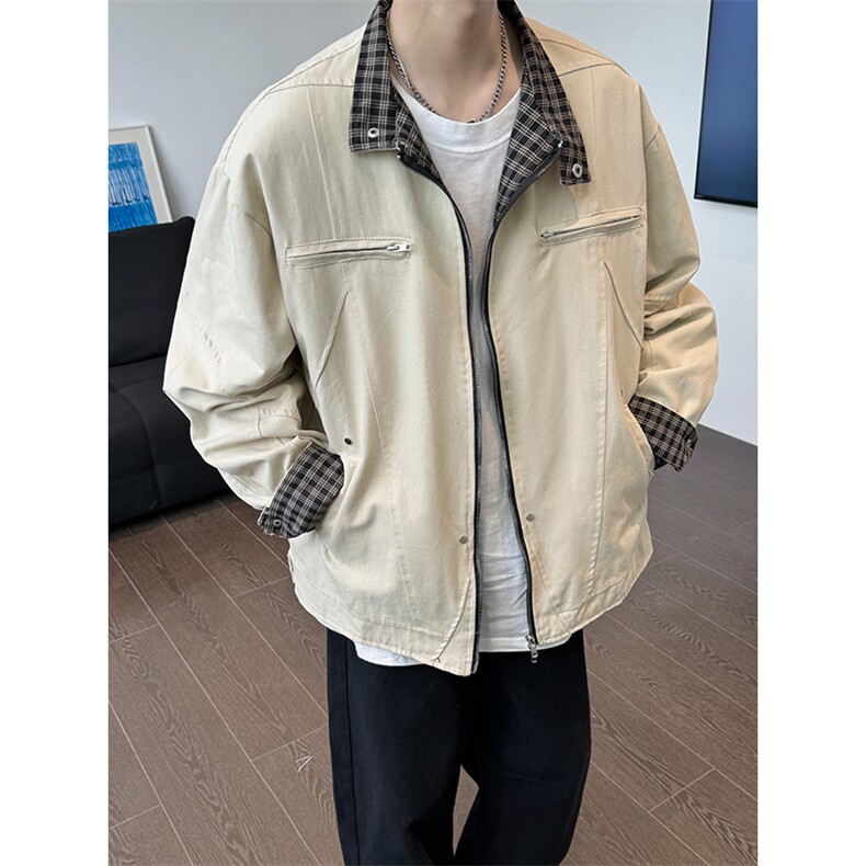 外套男ins高街潮牌港风日系原宿风韩版潮流宽松夹克JK0616-P73，男装夹克，星座308B-2