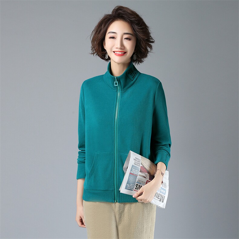 2022年秋季新款潮短外套女宽松显瘦韩版立领棒球服女春秋开衫,女装短外套,简韵佳