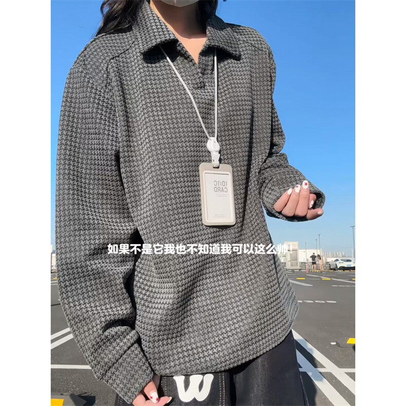 XZ809A/SYR45/特P29/控58雪尼尔小香风polo杉长袖卫衣,男装T恤,星座809A(原222-1)
