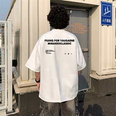 25年新款抖音直播得物高品质重磅麂皮绒男短袖T恤T5509P2539，男装T恤，电商C408(原B339-1)