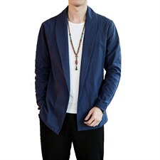 风春季大码休闲夹克衫中式斗篷小外套开衫男士披风JK609P65，男装夹克，钱塘788(原4013)