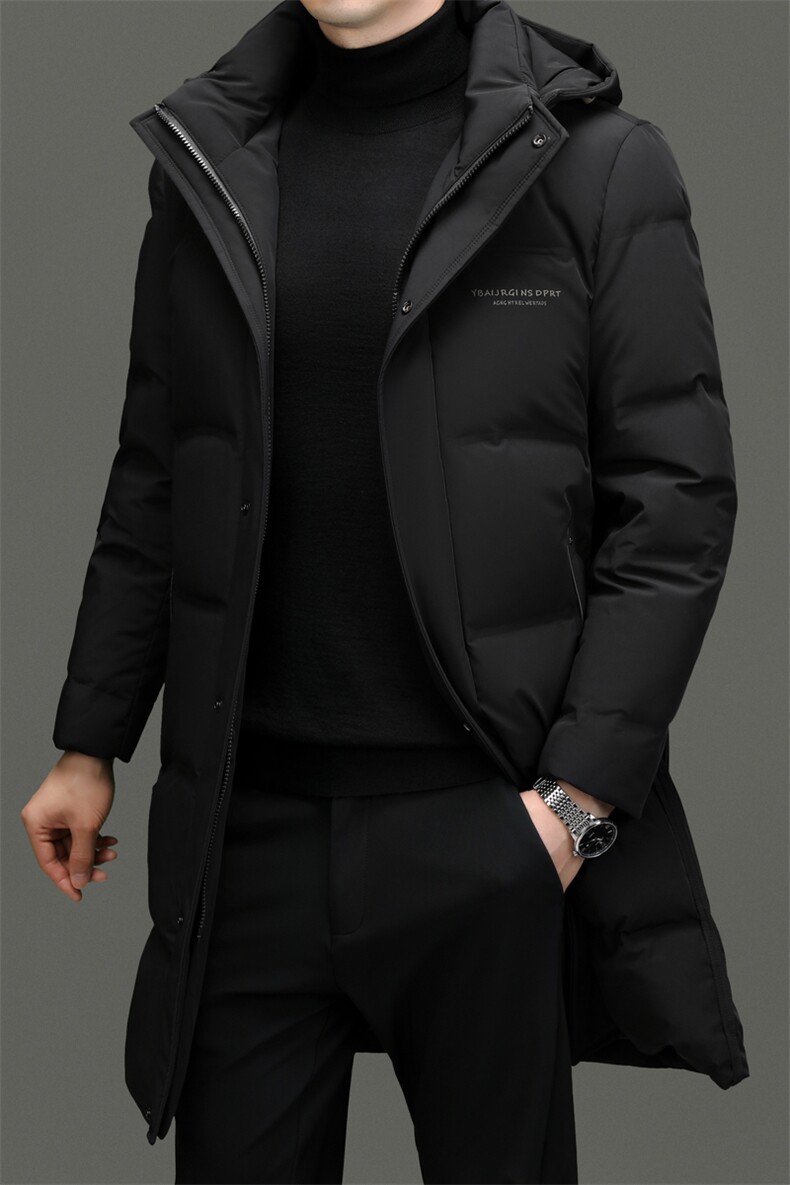 DF621钱塘2020-2时尚休闲冬季厚款长款中年男士羽绒服P335,男装羽绒服,钱塘207-2