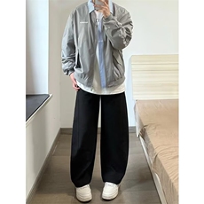 秋季新款双拉链防水立领夹克女情侣休闲宽松工装外套男JW6515，男装夹克，星座1116A（原606A-3）