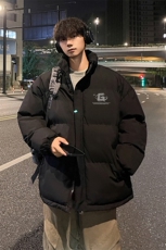 外景冬季新款加厚面包服男潮牌宽松保暖棉衣立领外套MF00427/P90，男装棉衣，电商B316