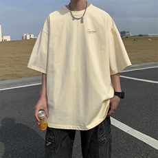 已注册/夏季新款外景重磅美式短袖T恤男宽松体恤打底衫DT9763/P25，男装T恤，电商B316