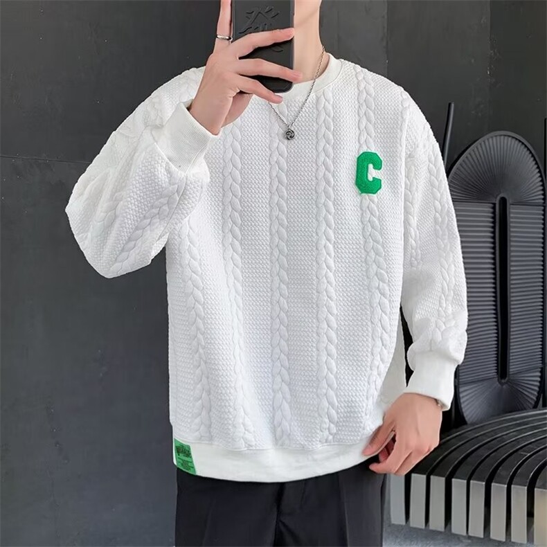 男秋季新款卫衣男小众设计感秋季圆领L8236P32,男装卫衣,星座1116-2