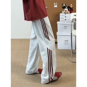 坠感有型时尚垂顺长裤舒适华棉62%宽松直筒M-5XL X2560特批33图片
