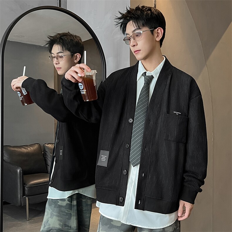 300斤可穿2025秋季新款扎染针织衫毛衣开衫外套男加肥加大码胖子，男装针织衫/毛衣，钱塘717(原712)