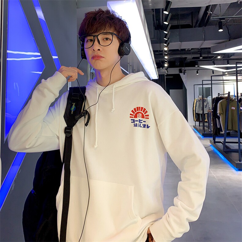 港风新款男秋冬新款19情侣款潮男卫衣714-1-WY915主推款,男装卫衣,星座714-1