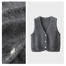 2025年秋季时尚百搭通勤简约休闲V领马甲，女装马甲，致织羊绒