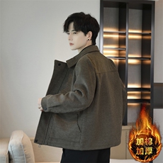 K2417-P1502025秋冬男士加棉加厚休闲百搭青年夹克外套，男装夹克，星座507A（原星座306B-2）
