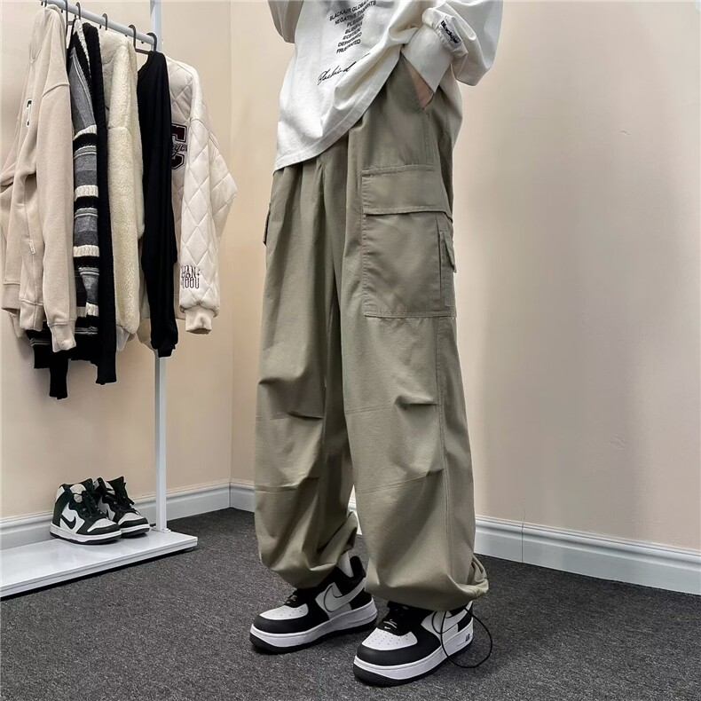 男新款纯棉工装裤青少年时尚休闲裤 Q85 P42图片