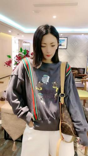 书记织带款卫衣,女装卫衣/绒衫,著朴