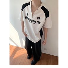 t恤男款夏季短袖cleanfit美式复古百搭上衣服T0225-P40，男装T恤，星座308B-2