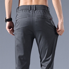 裤子男款薄款2025新款休闲裤男士直筒修身外穿工作长裤子男裤春夏，男装休闲裤，星座224-3