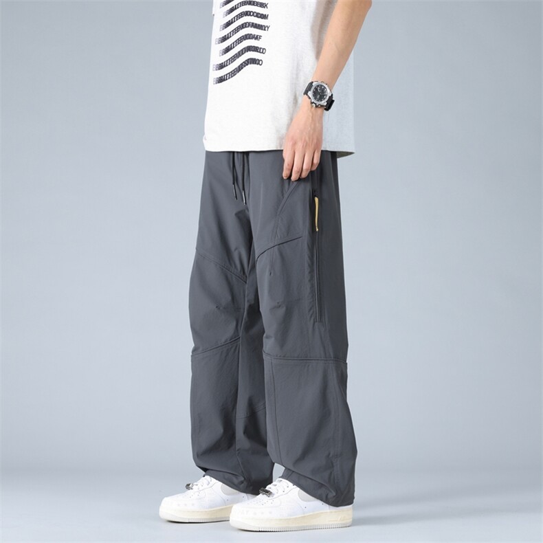 春夏美冲锋裤男户外机能风登山运动裤高街设计感休闲裤AK0251-P53,男装休闲裤,星座308B-2