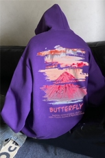抖音品质秋季新款港风潮流彩色印花宽松卫衣JK23445特批35-控58，男装卫衣，星座605(原A050)