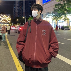 港风24新款春季时尚百搭立领高品质夹克情侣外套F323P65控88，男装夹克，电商A247