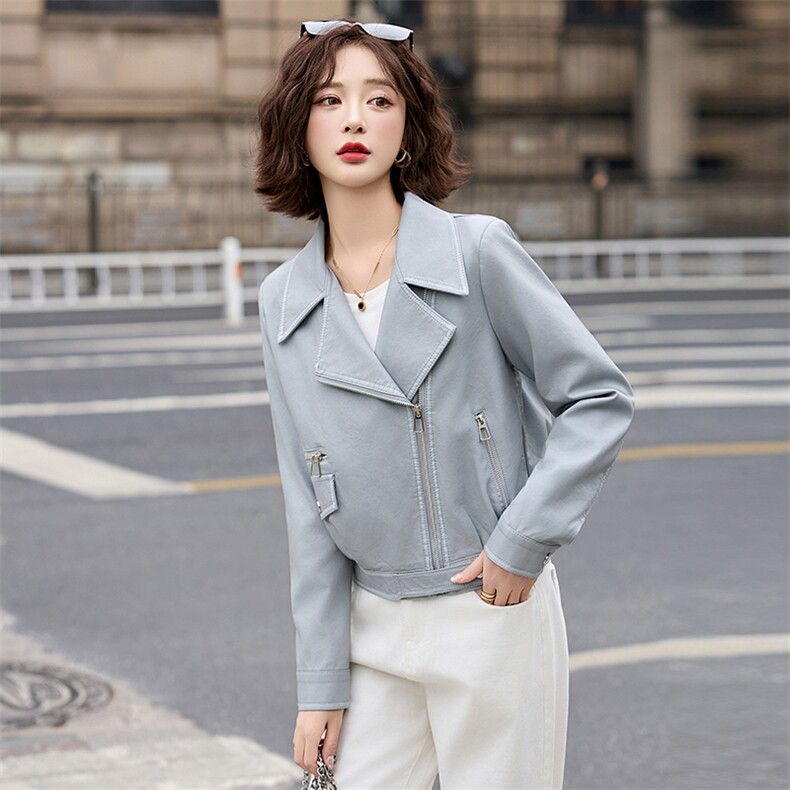 海宁真皮皮衣女高端2025新款爆款宽松时尚气质绵羊皮夹克女士外套,女装皮衣,臻衣坊