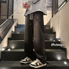 XZ616春季新款设计感星星牛仔裤休闲长裤TY2412P55控68，男装牛仔裤，星座512A（原616）