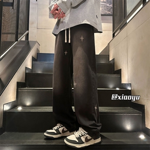 XZ616 春季新款设计感星星牛仔裤休闲长裤 TY2412 P55控68图片