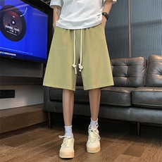 夏冰丝短裤男设计感美式篮球宽松抽绳休闲五分裤XZ514-2-1528-P38，男装牛仔裤，星座514-2(原B239)