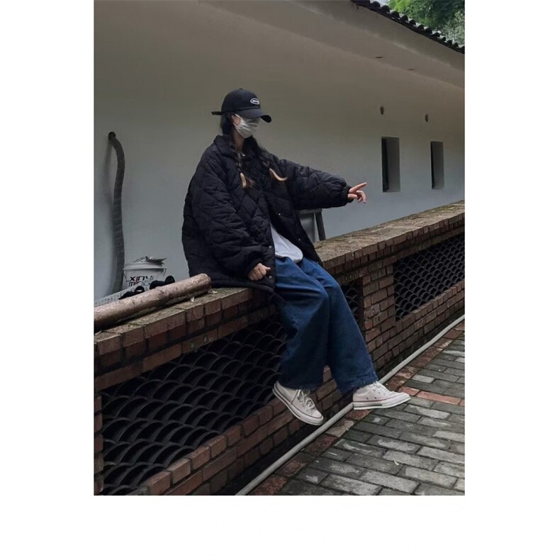 羊羔毛外套女加绒棉衣女款2025新款秋冬季韩系设计感小众棉服,男装棉衣,星座506A